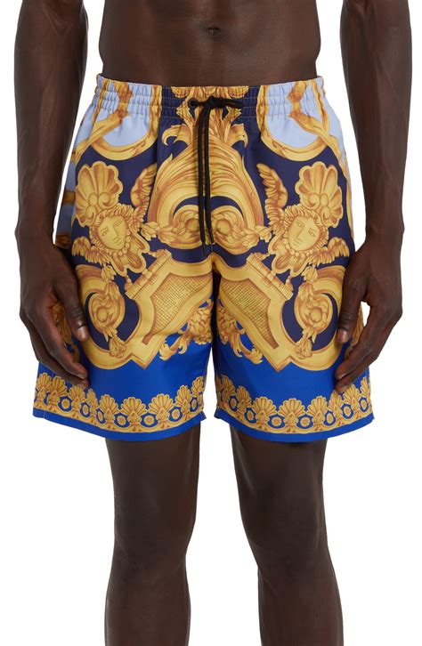 versace mens swim trunks|farfetch versace swim trunks.